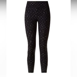 Lululemon Tight Stuff Tight Black Grey Size 4 Excellent condition